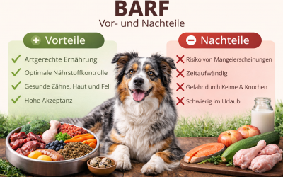 BARF für Hunde – Vorteile und Nachteile