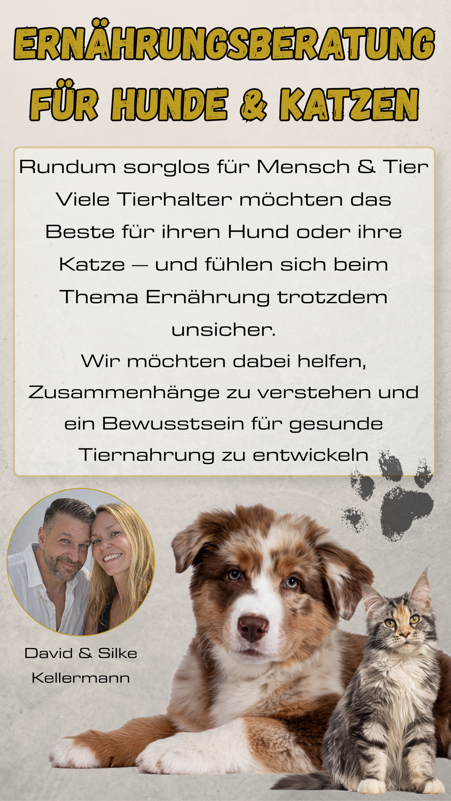 Ernährungsberatung für Hunde & Katzen