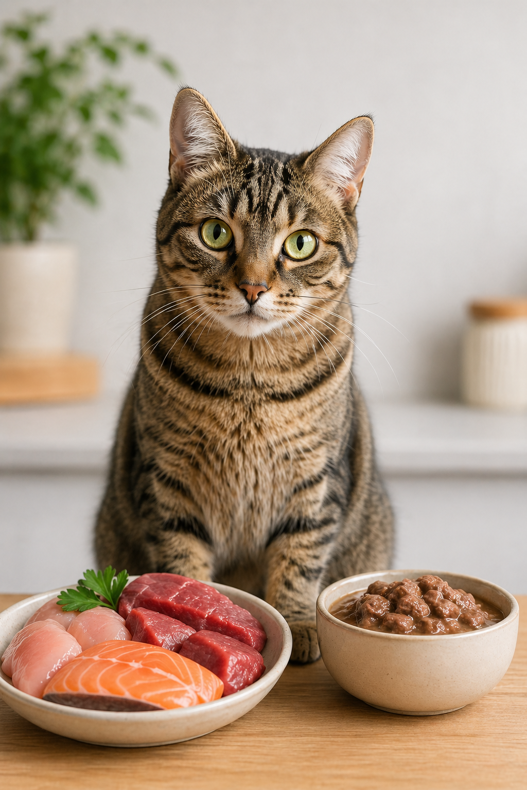 Natürliches Katzenfutter mit hochwertigen Zutaten